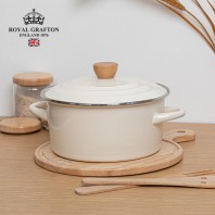 [RG] 바닐라크림 IH 법랑냄비 양수20