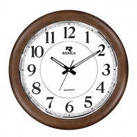 로니카원목대형도금링벽시계 WD5003