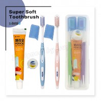 커플 니치 슈퍼소프트캡칫솔 페리오치약 치실 슬림모 구강세트