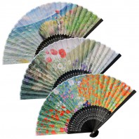 오죽실크천 흑선(기성) 전통부채