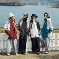 로페리아 남녀공용 루즈핏바람막이 점퍼(0216348)