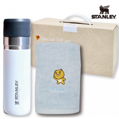 스탠리 고진공 슬림보틀 텀블러 카카오프렌즈 세면타올 세트 A