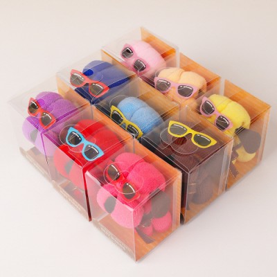 선그라스 독 캐릭터 타월 행주 - 소 (케이스포함)