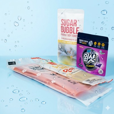 슈가버블 버블원샷 캡슐세제 베이비핑크 고무장갑 3종세트