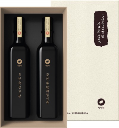 청정원 5년숙성간장 시간의 정성