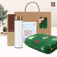 포근한담요텀블러세트-A눈사람