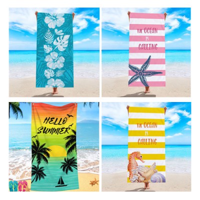 (주문제작) 극세사 테리 전면 전사타올 1P (20x100cm/ 30x100cm/ 40x100cm/ 75x160cm)