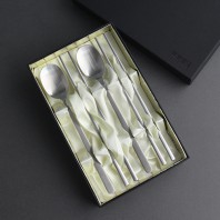 스퀘어 실버 2인수저 (고급합지케이스)