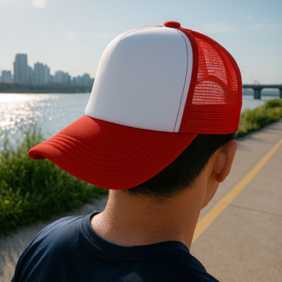 로페리아 칼라 메쉬 캡모자(0216310)