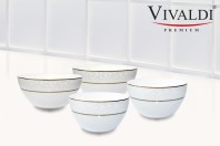 비발디 본차이나 당초문 공대 4P