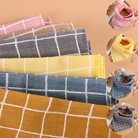 KC인증 체크 유아동 스카프 쁘띠스카프