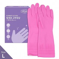 고무장갑 대 종이케이스포장