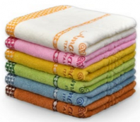 키클 타올 컬러인쇄 대나무 155g 1P