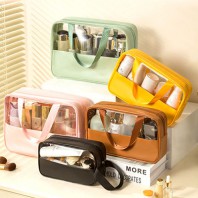 화장 워시 세면 휴대용 여행가방 pu 파우치 멀티 방수파우치