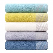 송월타올 샤보렌 물결 160g 뱀부타올 뱀부얀수건 세면타올