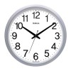 로니카 무소음 정통벽시계 실버 R350S