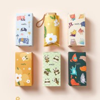 이즐리 포레스트가든 6단 수동 카드 암막 양우산(UPF50+)