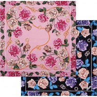 큰장미 스카프 (60*60)