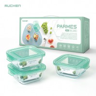 루첸 파르메스 내열유리 정사각 3종세트