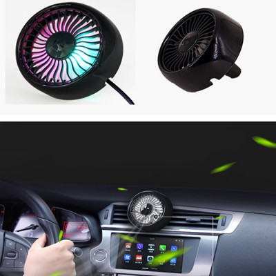 급속 냉각((송풍구 차량용 선풍기 LED무드조명 서큘레이터)) 쿨링 써큘레이터 // 아이스 ((다양/ 손선풍기 미니선풍기 휴대용선풍기))