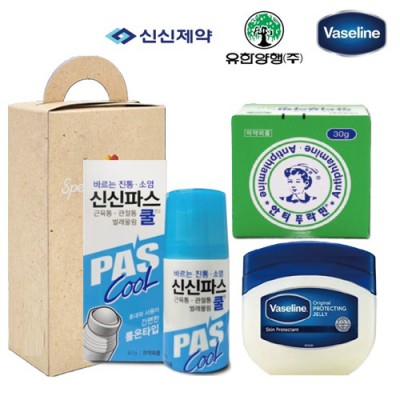 브생건105호(신신제약 롤온쿨연고물파스+유한양행 안티푸라민연고+바세린젤리)