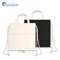 [제작]로페리아 12수 스트링 투포켓 백팩형 에코백(34x38)