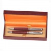 스테디가죽메탈2P세트(밤색)(볼펜선물세트)
