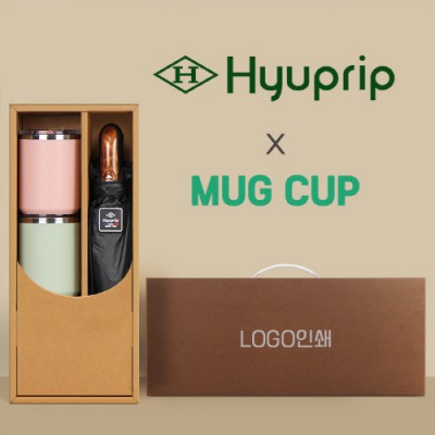 협립 3단 70 암막고밀도 완전자동우산 +로하스 머그컵2P-세트