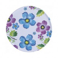 원형 멜라민냄비받침(코스모스) 大