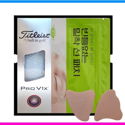 타이틀리스트 pro v1x 3구 닥터지 (Dr.G) 선패치 선물세트 (3pc)