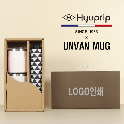 협립3단미니스타앵글수동우양산+어반스텐머그컵2P-세트