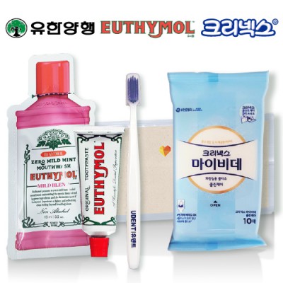 유시몰 유덴트세트 3호(치약20g+알칫솔1개+가글15ml+크리넥스마이비데)