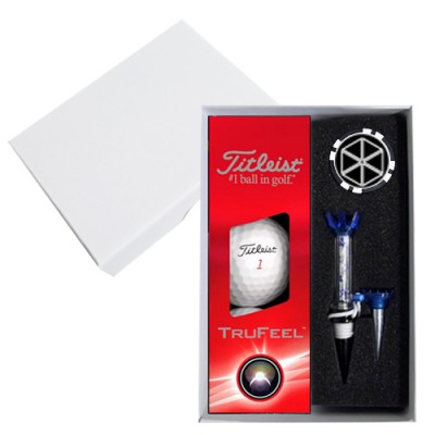 타이틀리스트 트루필 3구 볼마커칩 자석티 고급 싸바리케이스