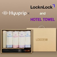 협립 3단 70 암막고밀도 완전자동우산 +협립눈꽃타월타월4P+락앤락슬림핏원터치텀블러-세트