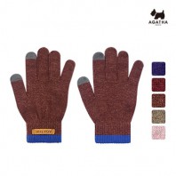 [아가타] 포인트라인 니트 여성장갑