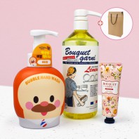 부케가르니 주방세제 750ml 핸드크림 핸드워시 3종세트