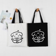 로페리아 큐트 애니멀 블랙&화이트 에코백(0217025)