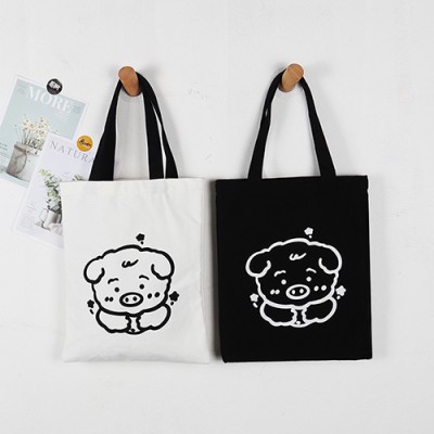 로페리아 큐트 애니멀 블랙&화이트 에코백(0217025)