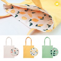 모모카멜 양면 컬러 에코백 34X40cm HE31