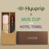 협립 3단60엔티크 고밀도 완전자동우산 +로하스 머그컵+협립40수호텔코마180타월-세트