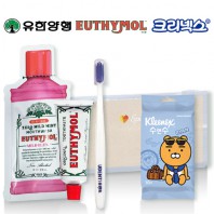 유시몰 유덴트세트 1호(치약20g+알칫솔1개+가글15ml+카카오물티슈)