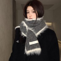 로페리아 여성용 겨울 울 니트 머플러(0217366)