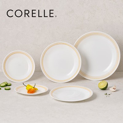 [코렐] 자카드밴드 접시 5P