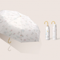 로페리아 3단8K수동 프레쉬 플라워 우양산(UPF50+)_골드코팅(0190118)