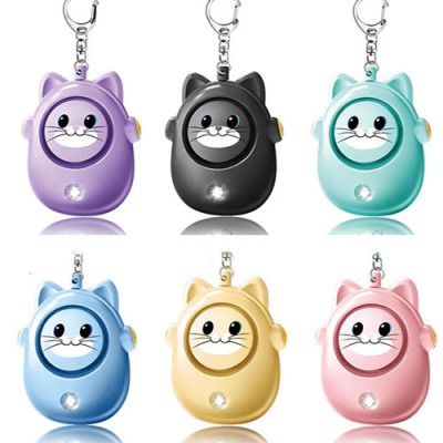 지엠(야옹이 호신 경보기+후레쉬 렌턴)호루라기 호각 생존 안전용품 아동 여성