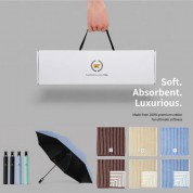 잭니클라우스 2단암막 우양산+호텔수건 스트라이프 180g (국산) 선물세트