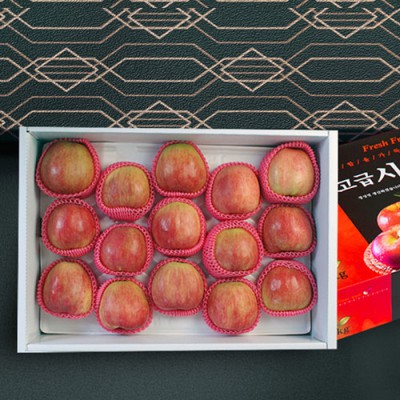 [더기다림과일] 사과 선물세트 2호 5kg(15~17과)