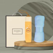시즈넬 선물세트 카카오 수동우산+무릎담요