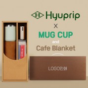 협립 이지롤 거꾸로 완전자동 우산 +카페담요+로하스머그컵-세트