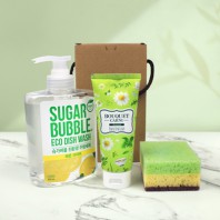 슈가버블 세제 부케가르니 핸드크림 떡수세미 3종세트